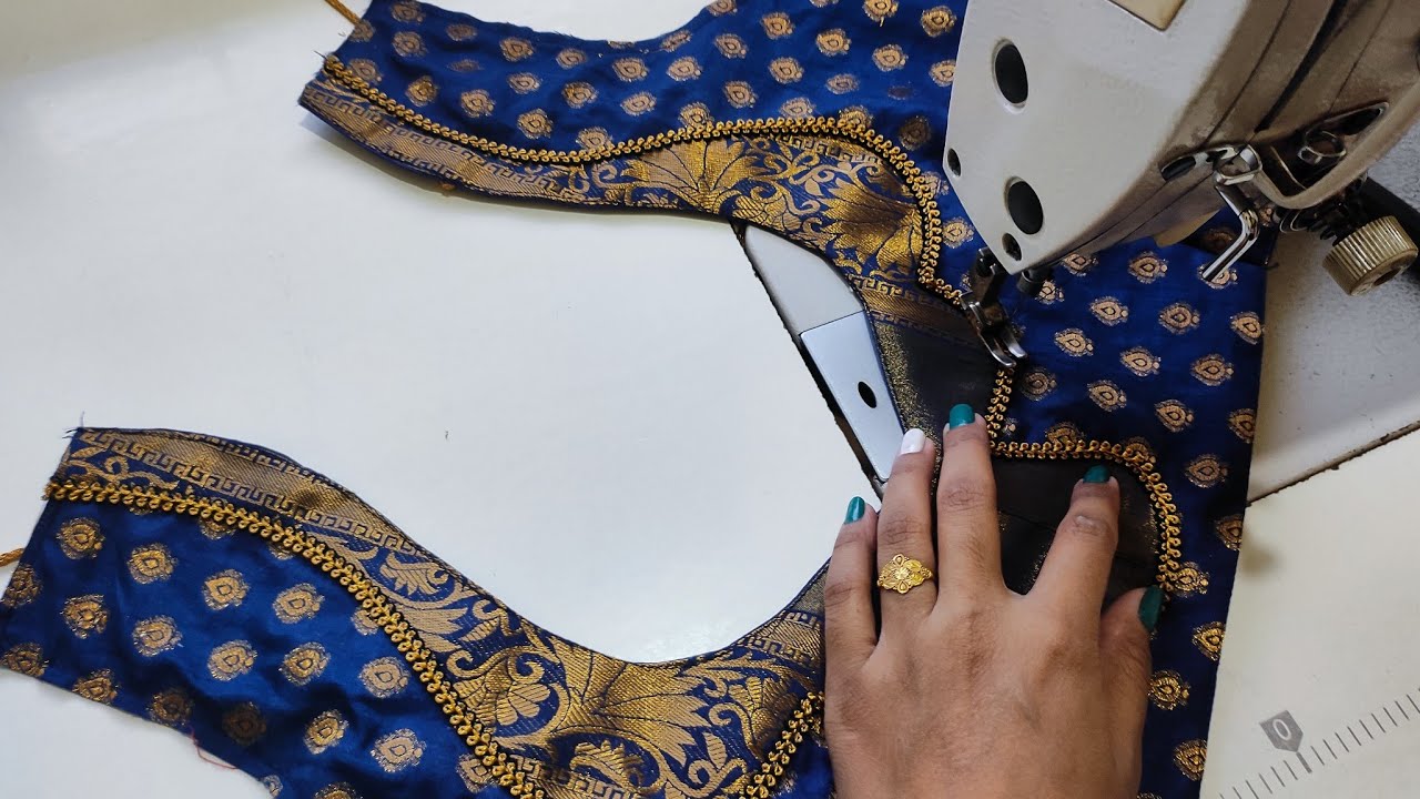 Latest Paithani Saree Blouse Design Cutting And Stitching | Patchwork blouse design | Blouse Designs