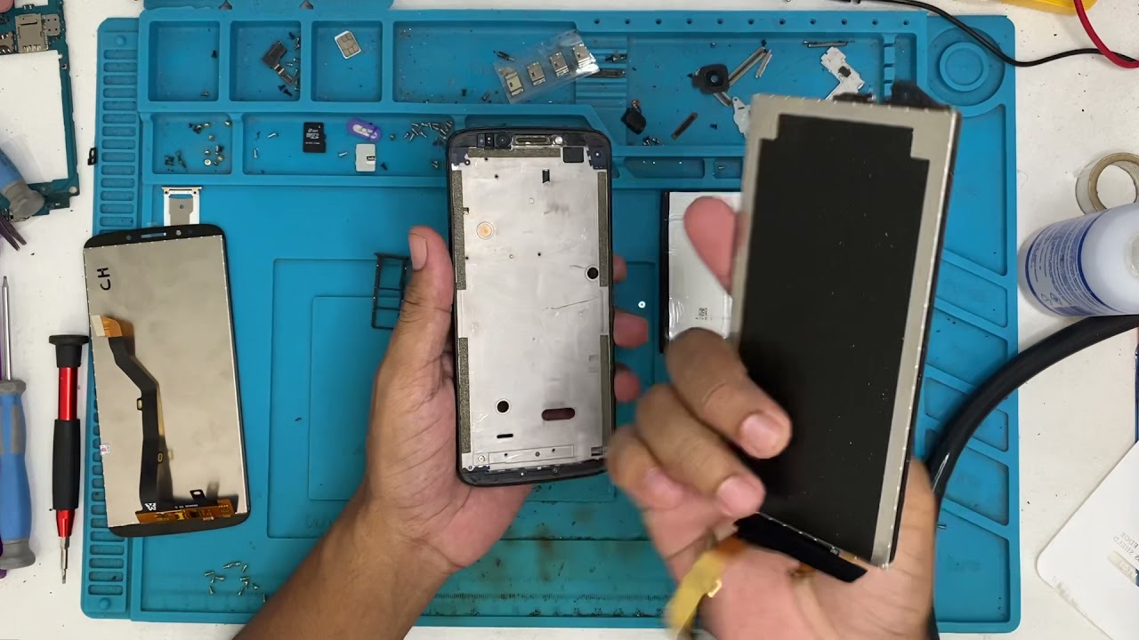Como trocar o MÓDULO/TELA/DISPLAY do Motorola moto G6 play