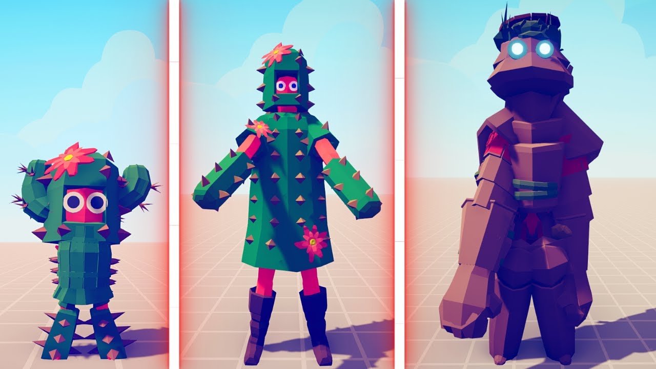EVOLUTION OF CACTUS - Totally Accurate Battle Simulator TABS