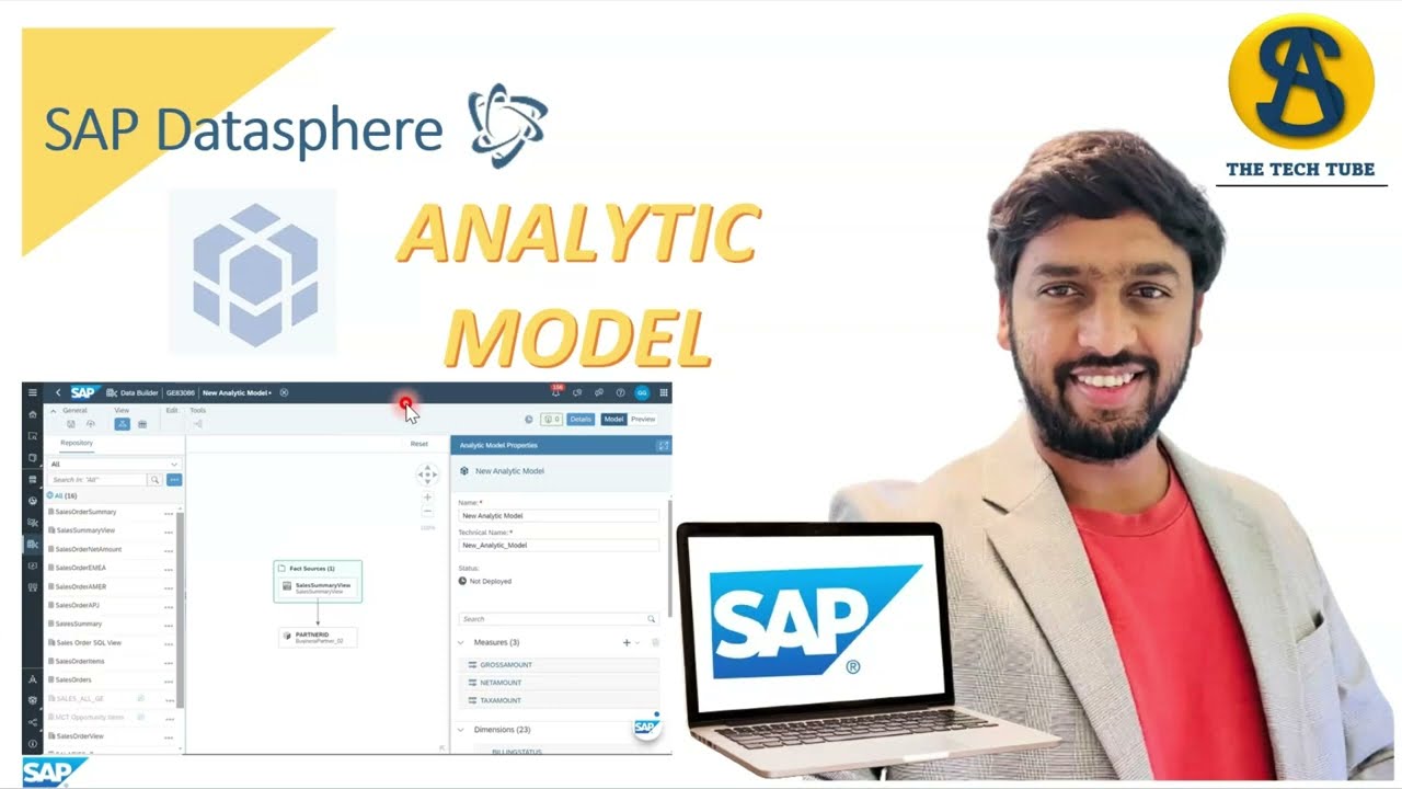 14. Analytic Model | Data Builder | SAP Datasphere #sap #dataanalytics #analysis