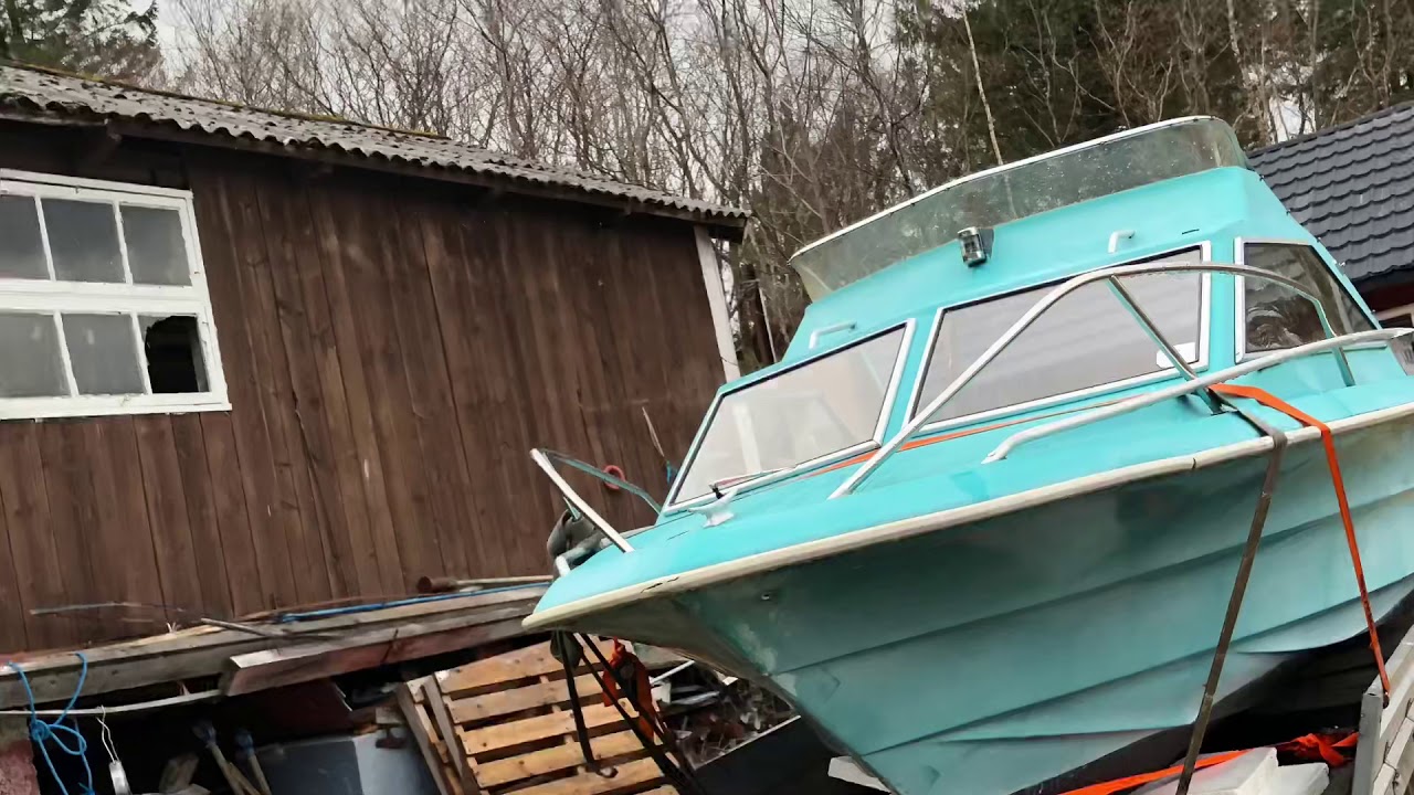 Boat restoration skibsplast 550/ 18 fot