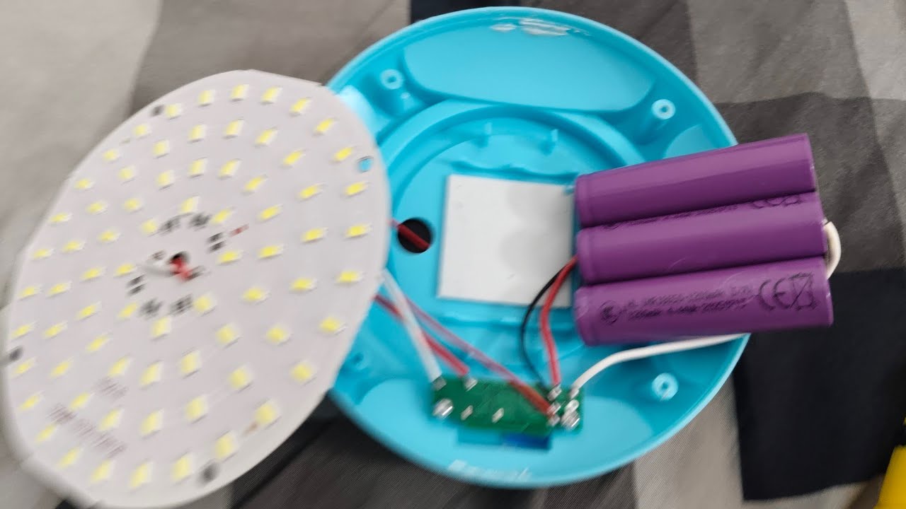 Emergency Camping HZS led light 400w repair tear down fixing review Test 