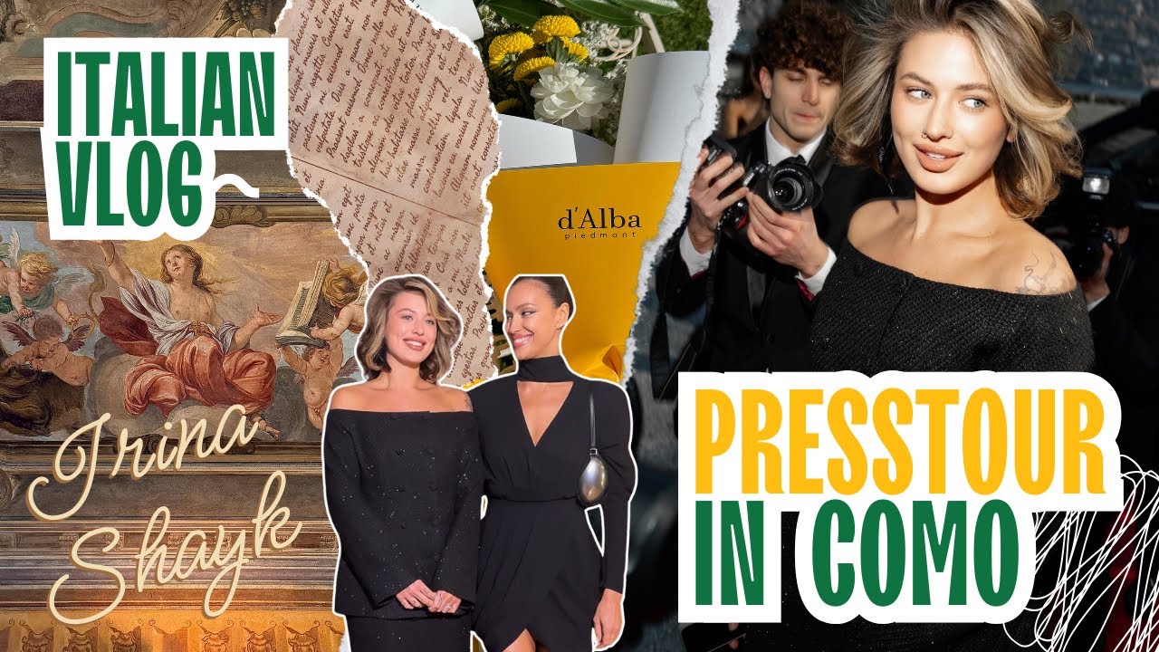 38. влог из Италии // озеро Комо // пресс-тур с брендом d'Alba и Ириной Шейк