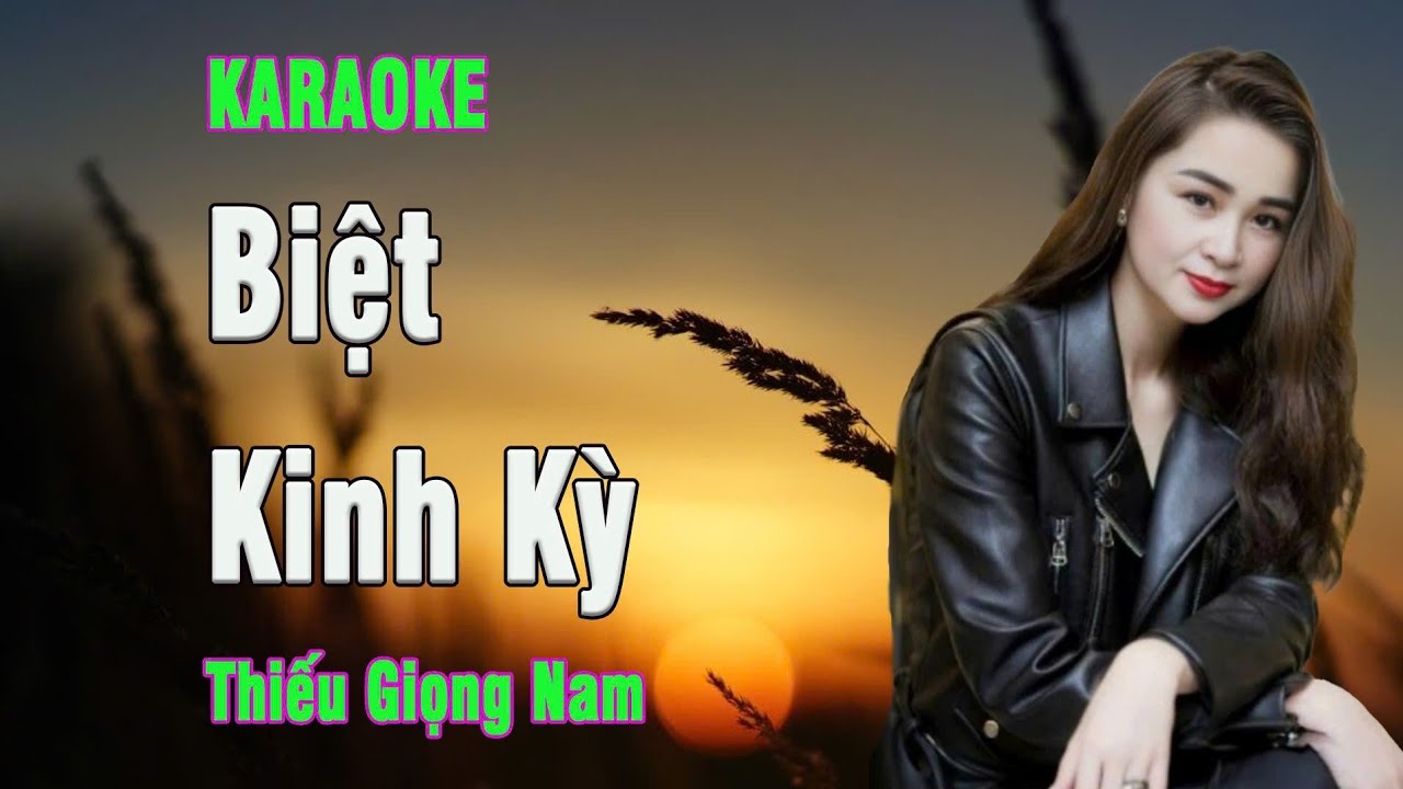 🔥 Biệt Kinh Kỳ _ Karaoke Thiếu Giọng Nam _ Song Ca Với Sầu Riêng @giahuybeat