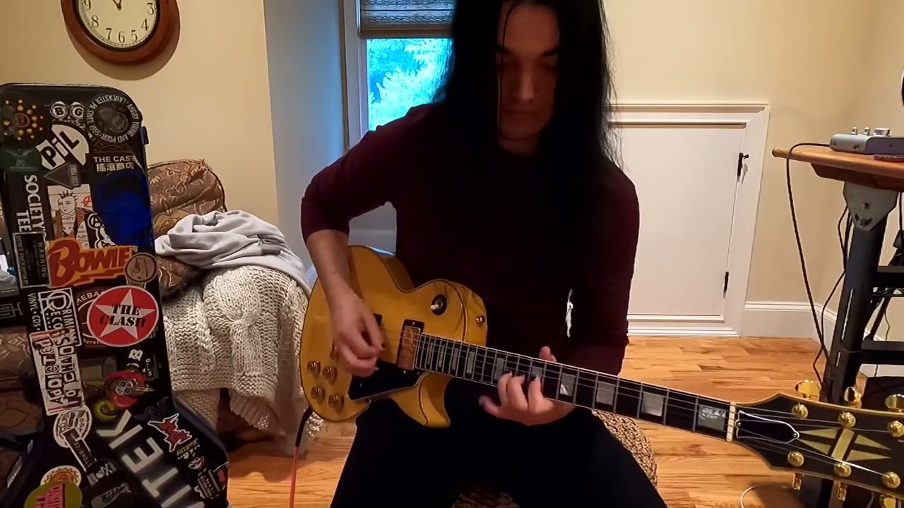 DAVID BOWIE AND MICK RONSON- MOONAGE DAYDREAM (Guitar Solo Cover) DEVIN VITEK