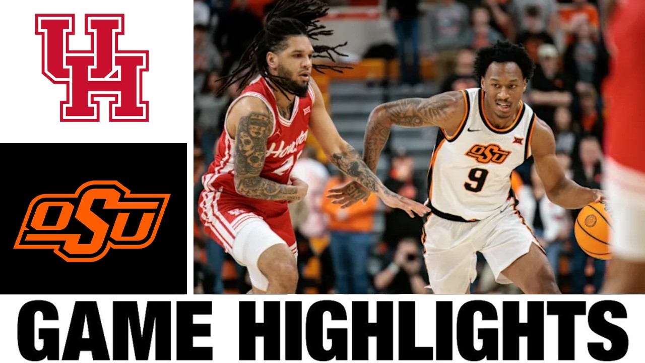 #7 Houston vs Oklahoma State Highlights | Men's Basketball | College Basketball 2026