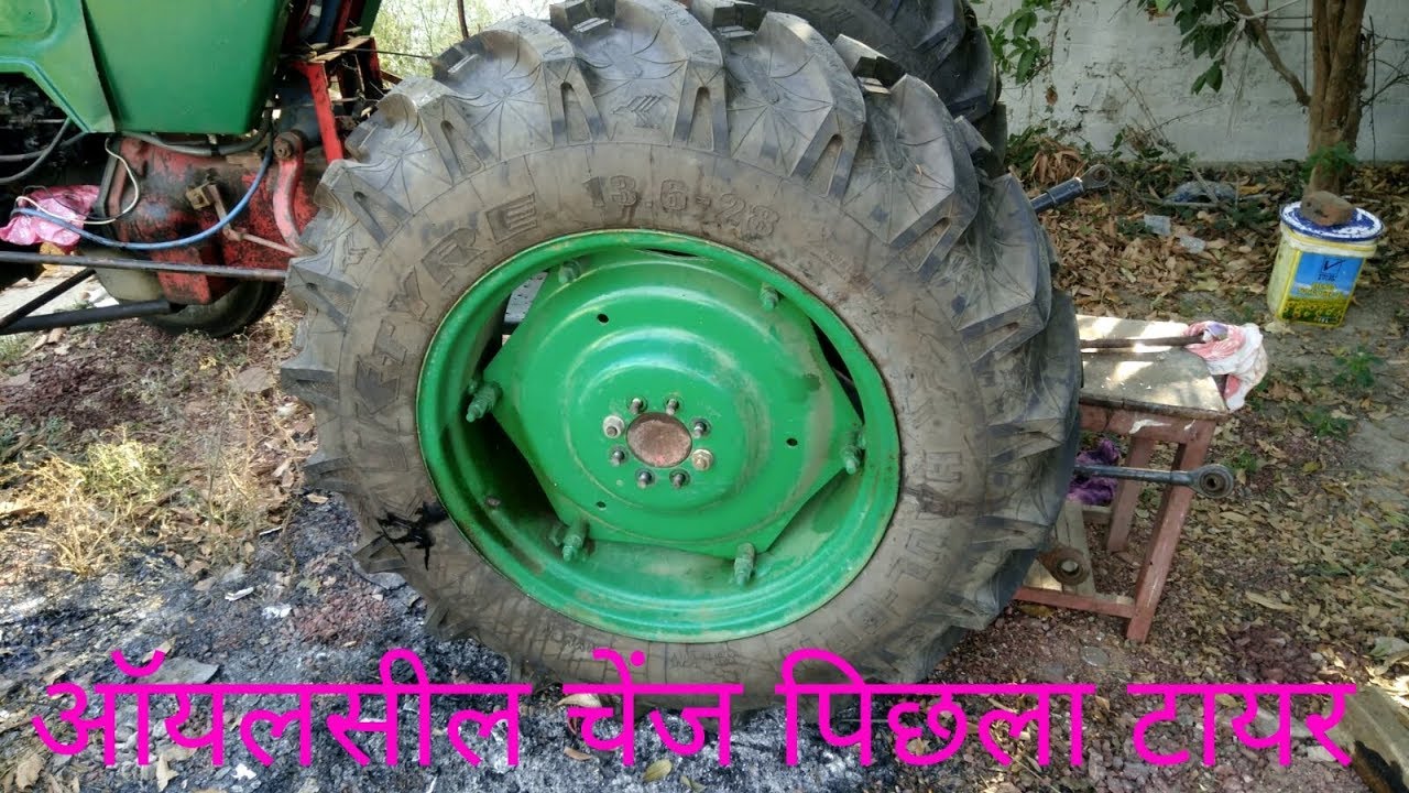 Rear Wheel Oilseal changing Mahindra Tractor by SANKALP