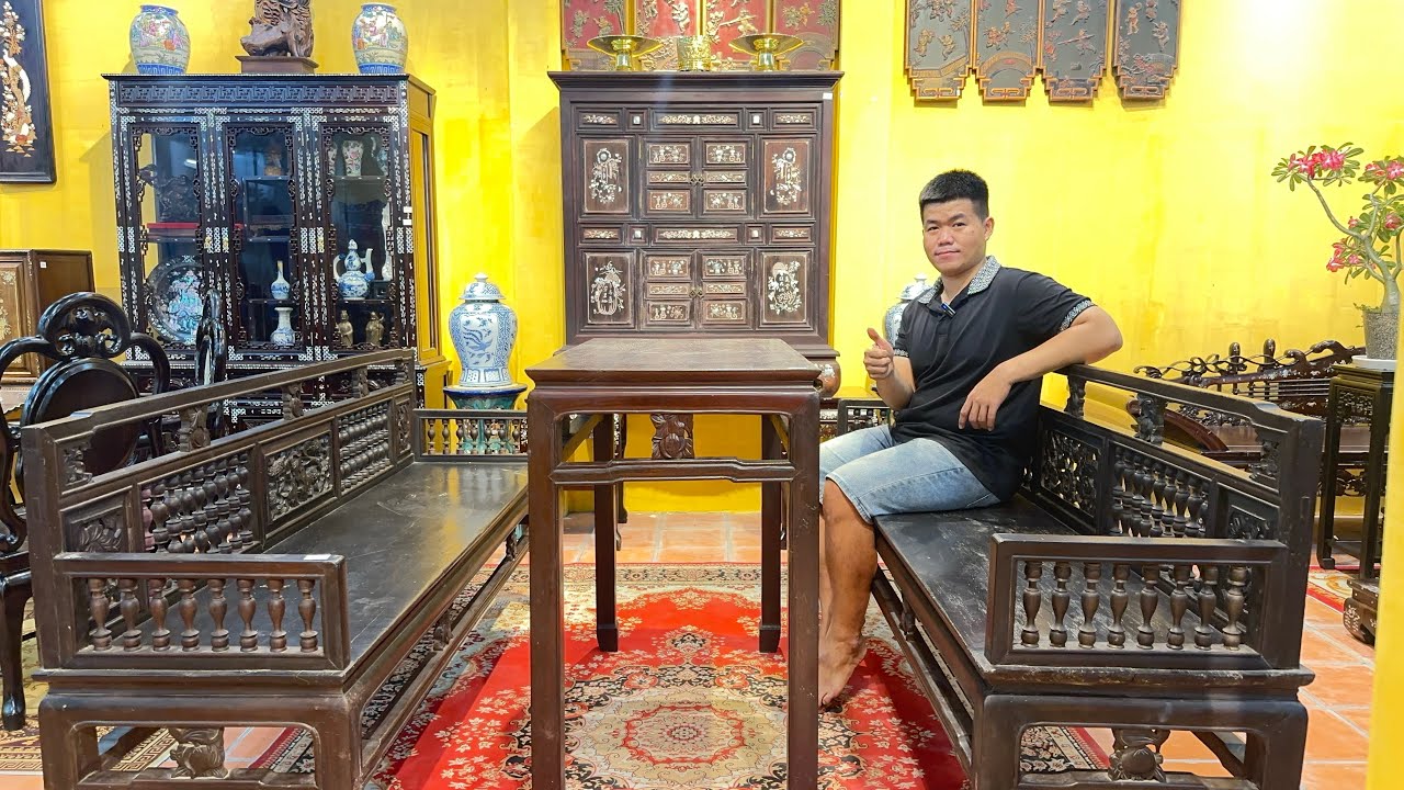 19/1/2026 Bàn Ghế Trường Kỷ Hiếm Có Độc, Bộ Ngựa 7cm hiếm có , Trường kỷ tam quốc lâu năm 