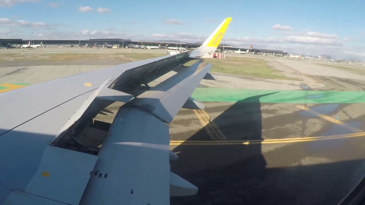 ==✈ Vueling | Airbus A320 | Landing at Barcelona-El Prat ✈