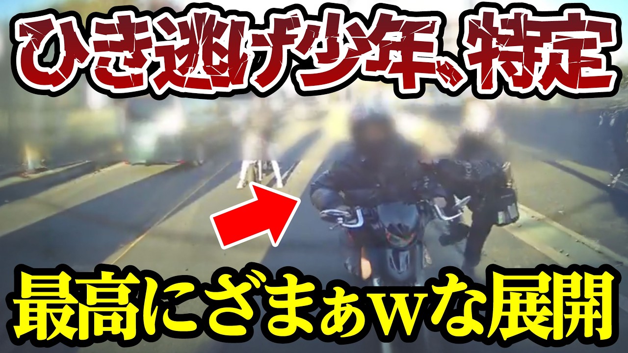 舐めきったひき逃げ少年たち特定完了、最高にざまぁwな展開に【閲覧注意】交通事故・危険運転 衝撃の瞬間【429】