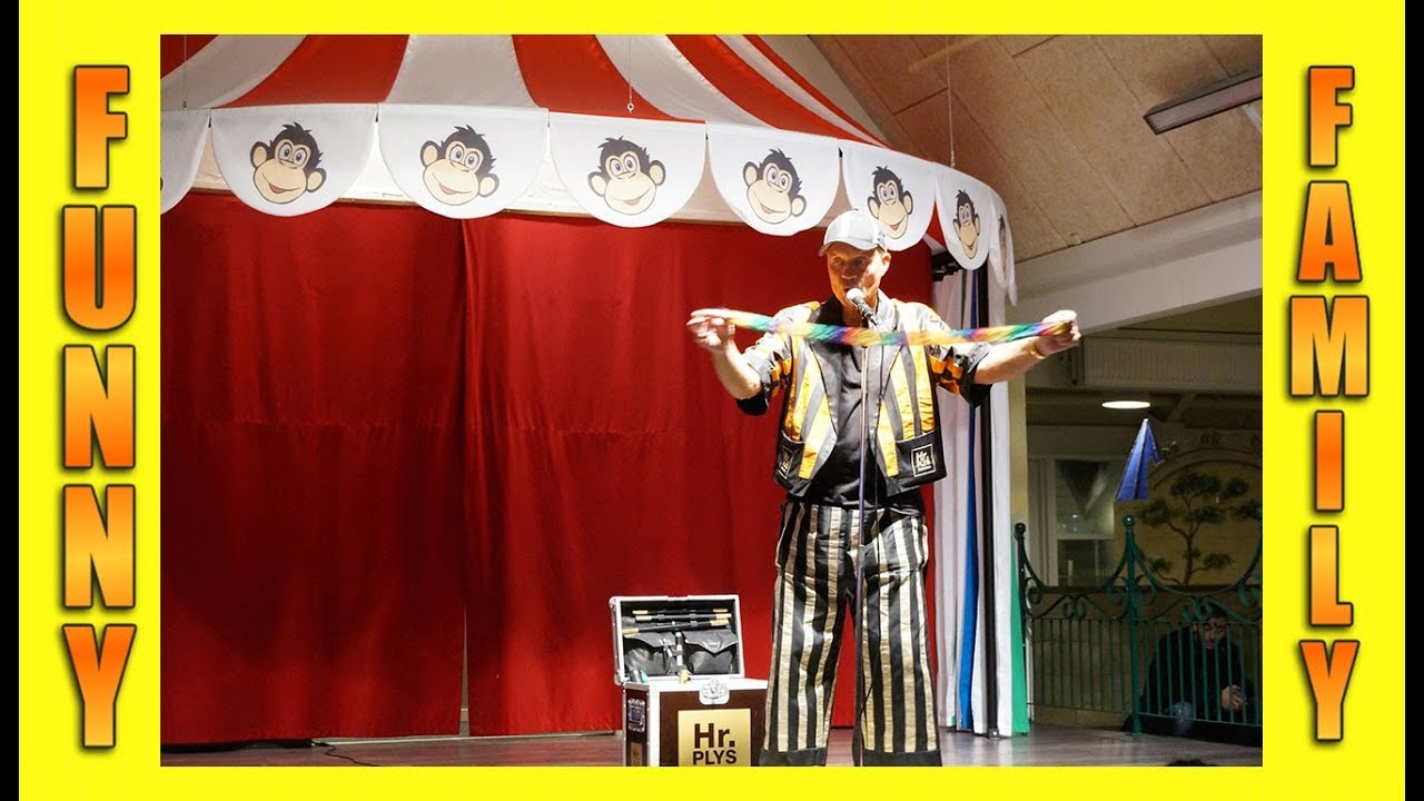 Funny Herr Plys Live Comedy Show Magic Tricks Lalandia for kids Sweden Funny Family