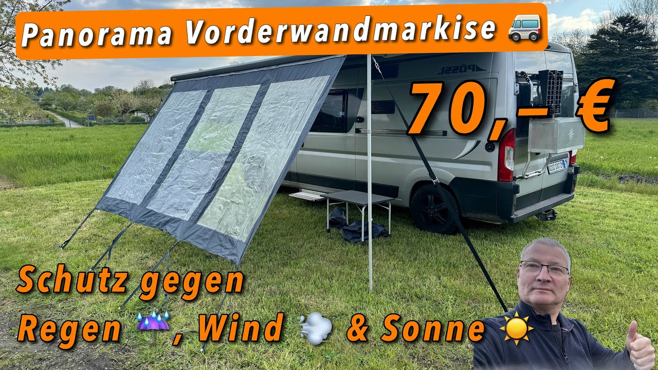 Panorama Vorderwandmarkise - Mega variabel - 70,00 Euro! Schutz vor Sonne, Wind & Regen