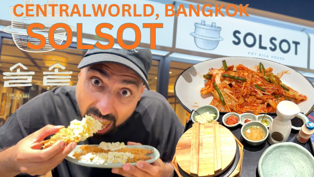 Korean Hot Pot Rice mitten in Bangkok? | SOLSOT CentralWorld