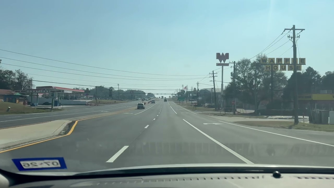 I-10 east bound in Okaloosa County FL (Crestview FL) getting off at Exit 56.