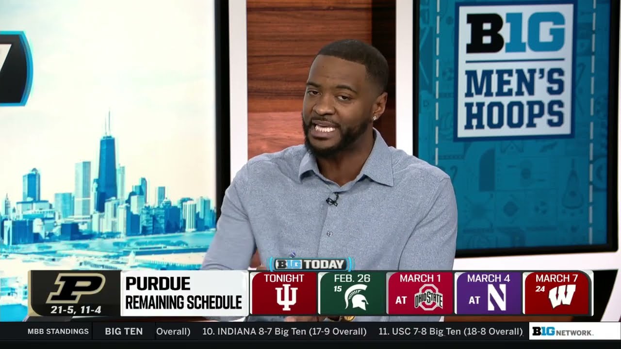 Preview TONIGHT'S Matchup: Indiana at Purdue | Big Ten Basketball | B1G Today