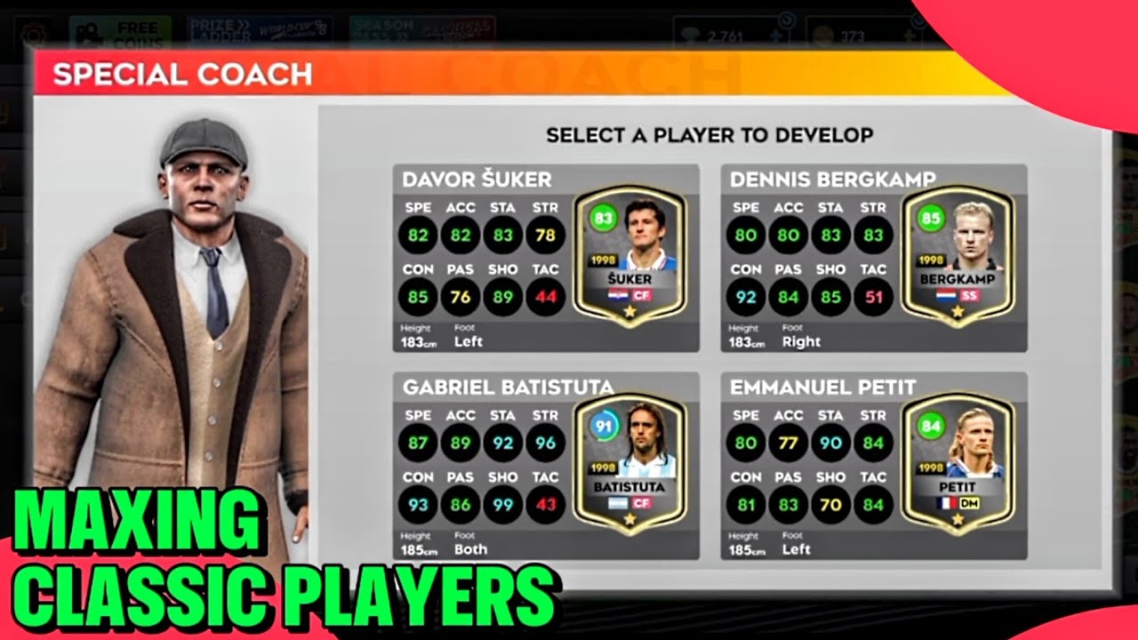 DLS 25 • Maxing all the CLASSIC PLAYERS with COACHEs & DIAMONDs in DLS 25!