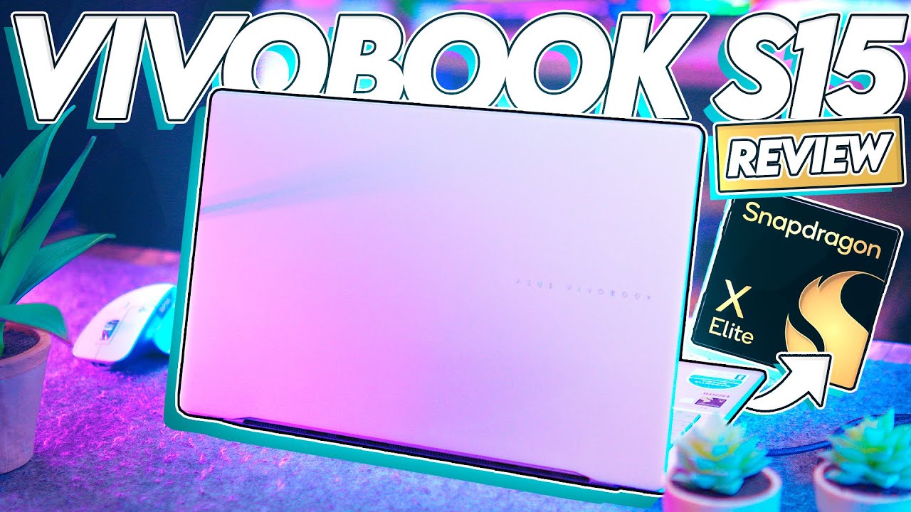 O Snapdragon X Elite MAIS FORTE até agora! Asus Vivobook S 15 com TELA OLED!