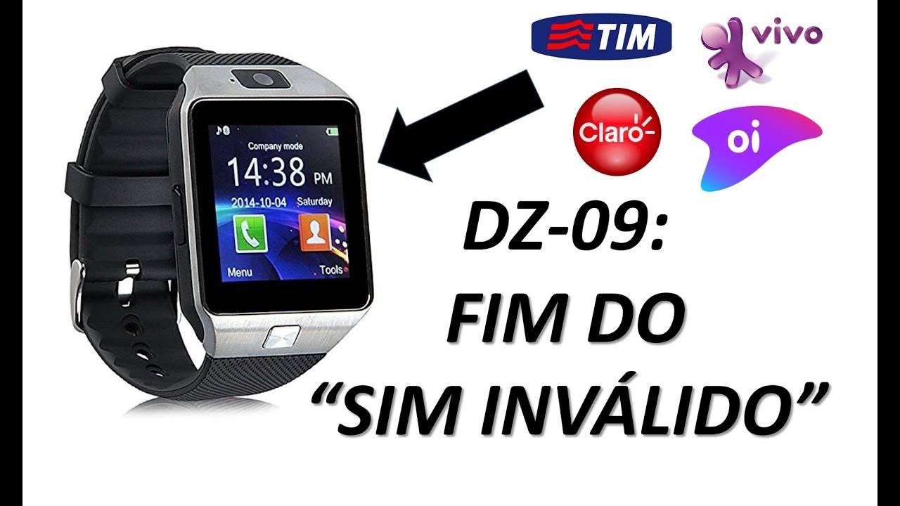 Smartwatch DZ-09: Troca do IMEI e chip funcionando normalmente!!!