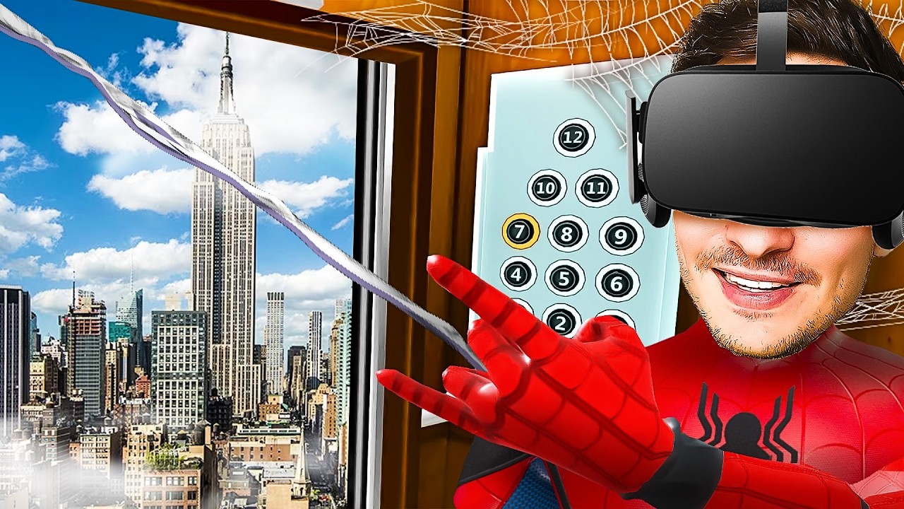 Devenir SPIDER MAN Dans L'ASCENSEUR SECRET