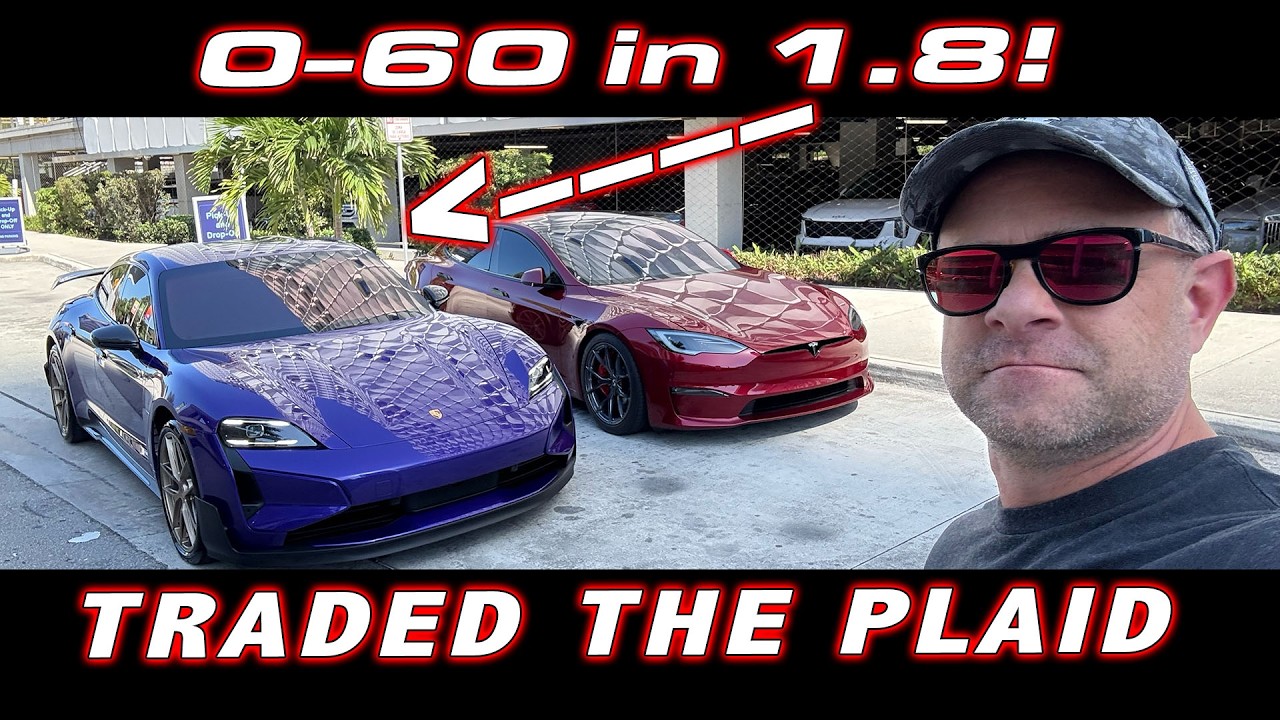 0-60 in 1.8!  Porsche Taycan Turbo GT Weissach Review with 0-60 MPH and 1/4 Mile Test