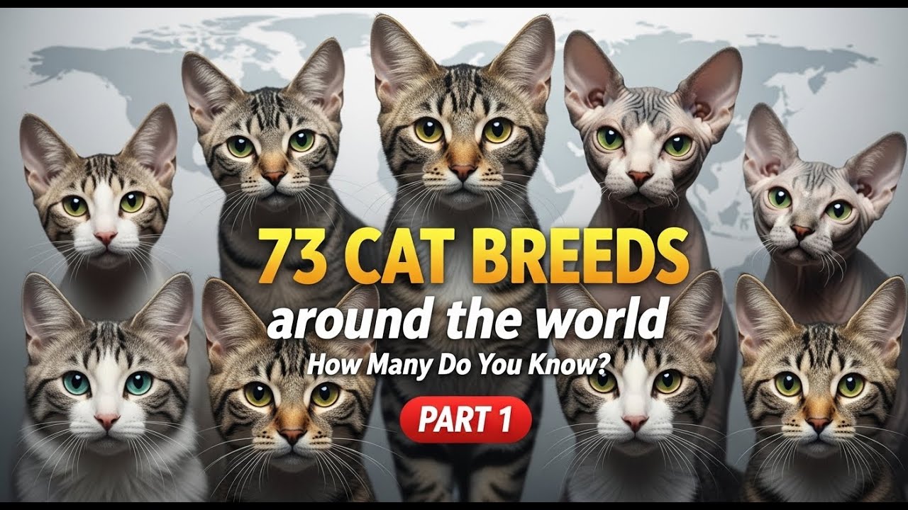 73 Cat Breeds Around the World – How Many Do You Know   Part 1