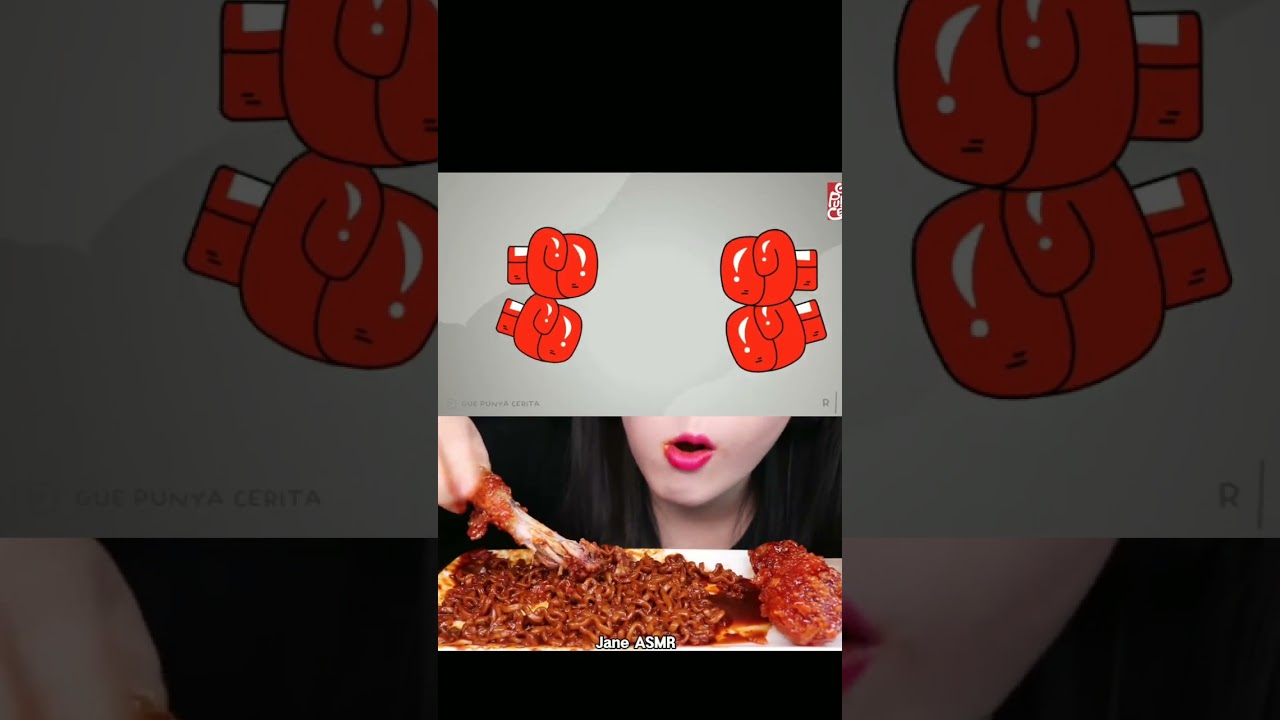 Gue punya cerita x asmr mukbang [Broken home]