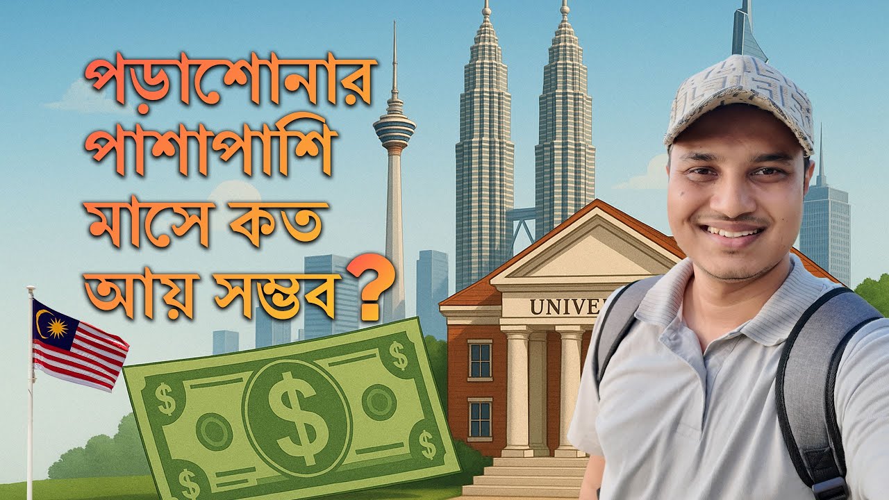 মালয়েশিয়ায় ছাত্ররা পড়াশোনার পাশাপাশি মাসে কত টাকা আয় করে | Students Earn Monthly in Malaysia