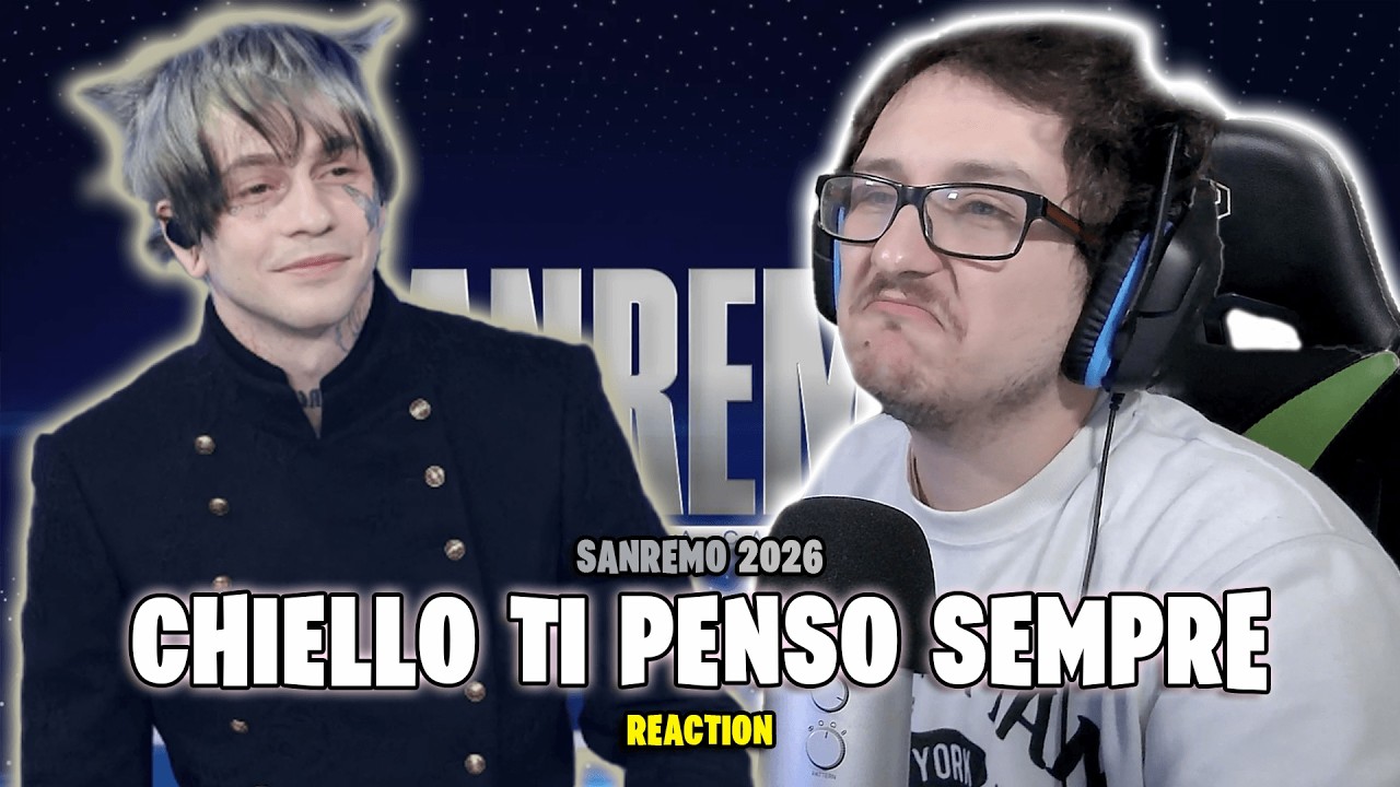 REACTION SANREMO 2026 - CHIELLO TI PENSO SEMPRE - QUESTO E'?