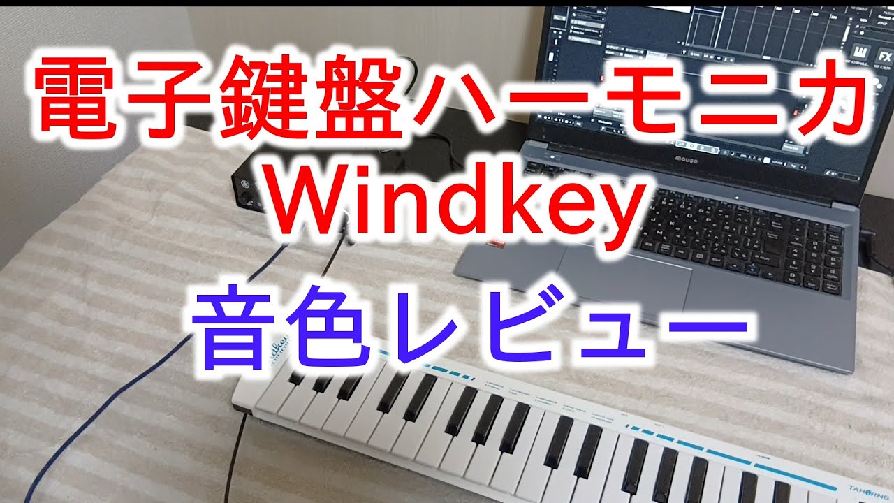 電子鍵盤ハーモニカWindkey 全10音色レビュー / Electronic Melodica Windkey tone review
