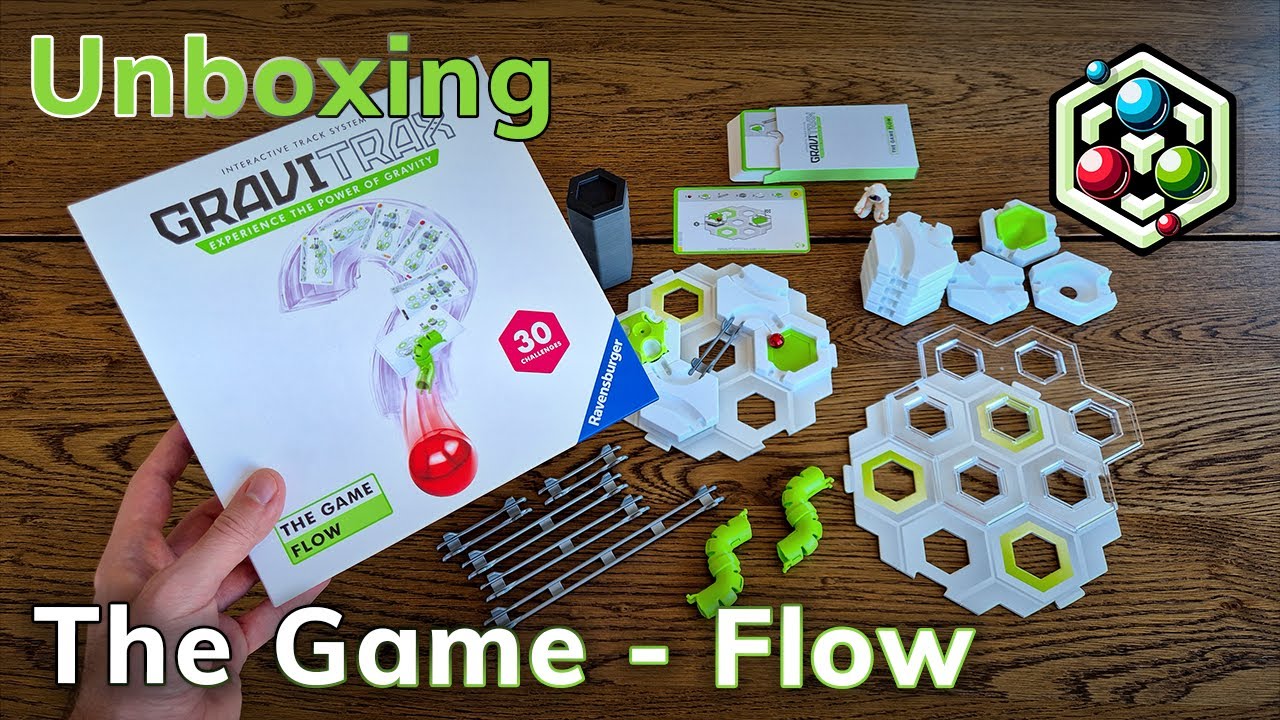 No need for a starter-set! Unboxing the Game Flow from GraviTrax!