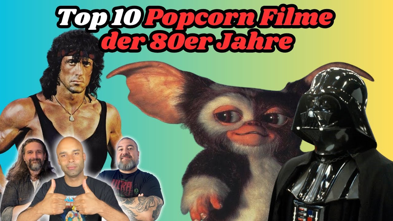 Top 10 Popcorn Filme der 80er (mit Sean David, Willis Videotreff & Manu)
