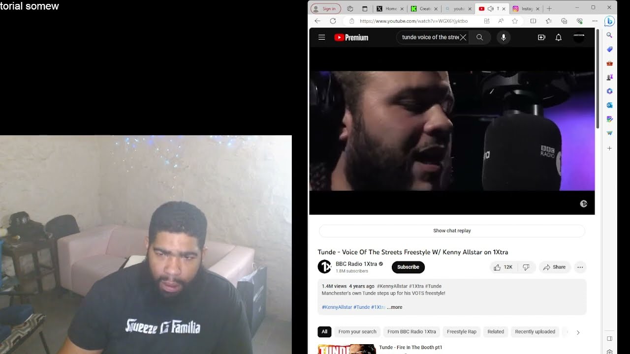 Tunde - Voice Of The Streets Freestyle W/ Kenny Allstar on 1Xtra|Reaction