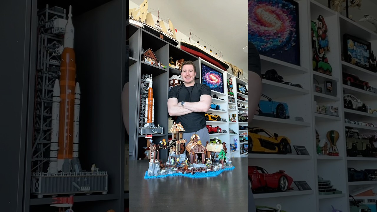 Building the Viking Village LEGO #lego #asmr #bmw #shopping #vikings