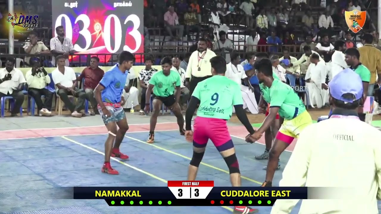 CUDDALORE EAST vs NAMAKKAL|MADURA COLLEGE - MADURAI |MODI KABADDI LEAGUE-2022