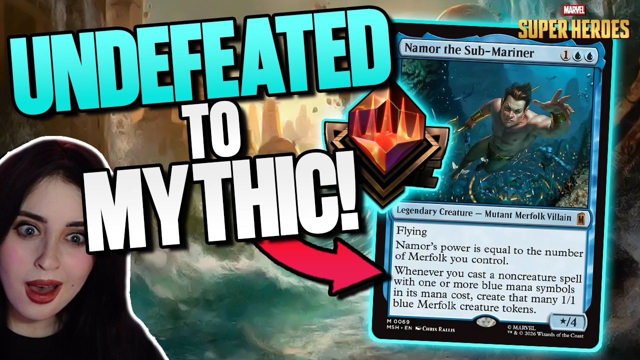 My New Deck I Used to Climb to Mythic!🧜&zwj;♂️ | Marvel Standard MTG Arena