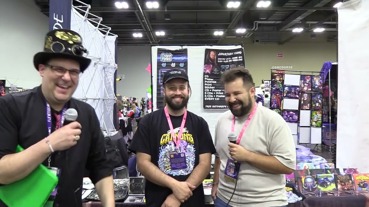 Caleb Hyles and Jonathan Young at Matsuricon 2025