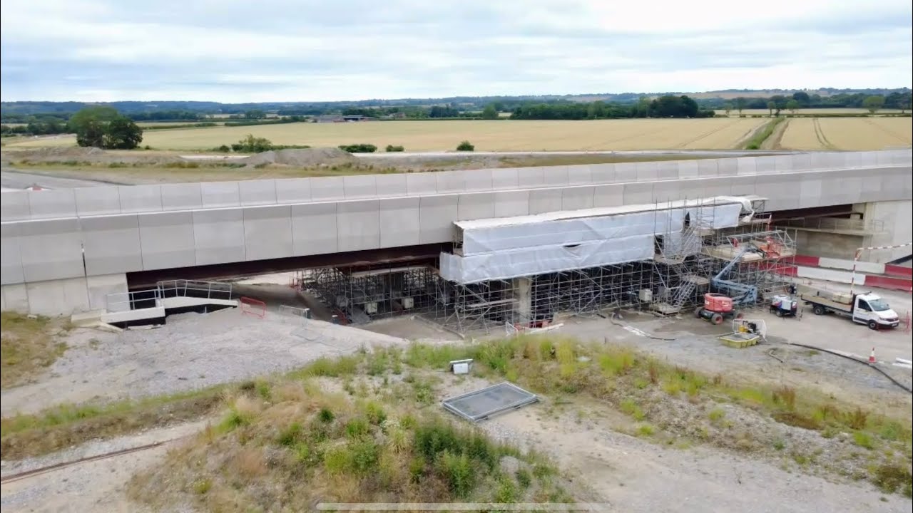 HS2 Banbury Road near Wormleighton 29th June 2025