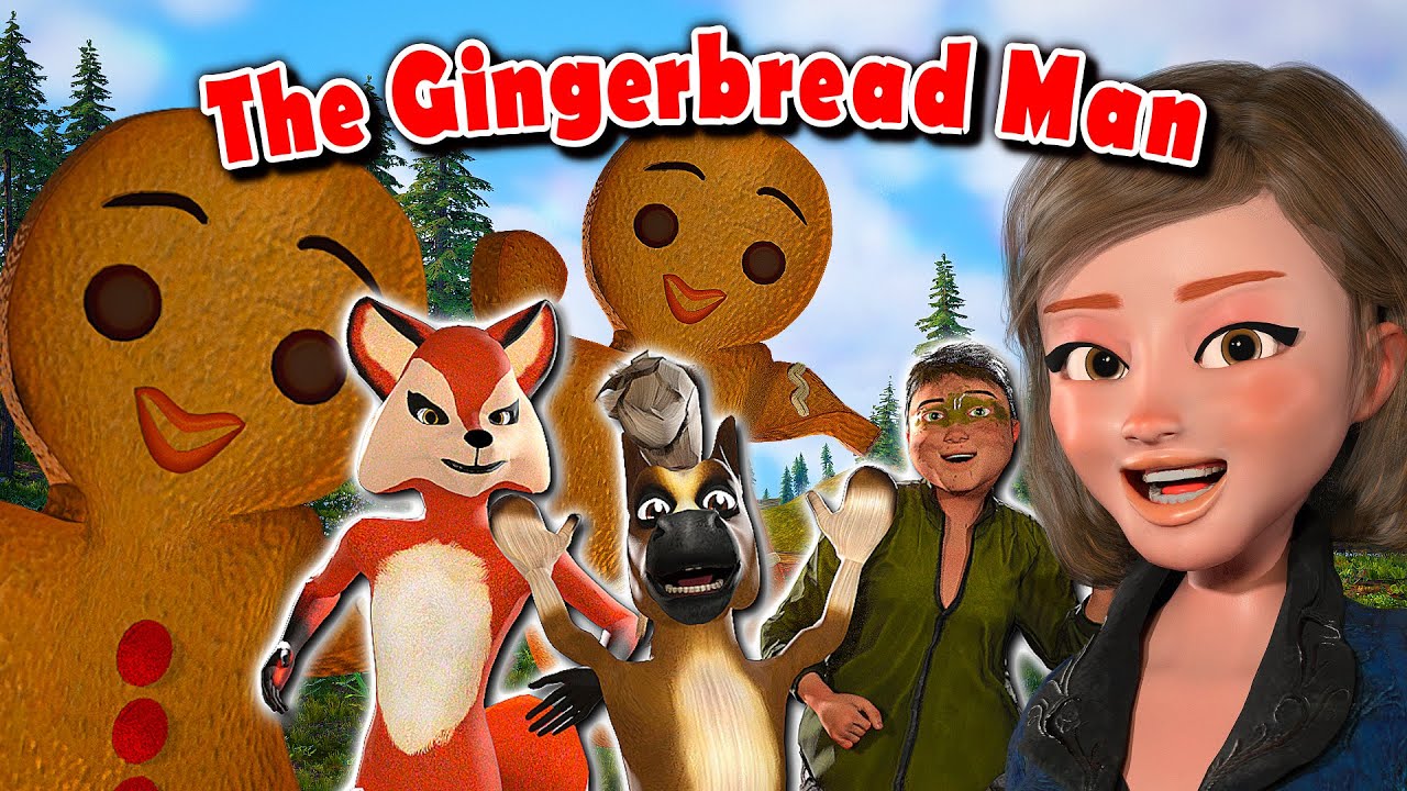 The Gingerbread Man I The Cookie Man I English Fairy Tales I Ruby's Storytime I Family Roberto