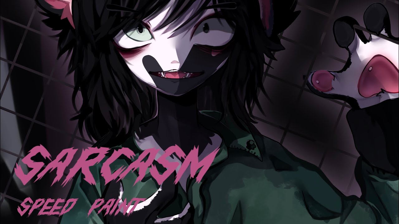 Speed paint/ Sarcasm get scared( a bit of gore)