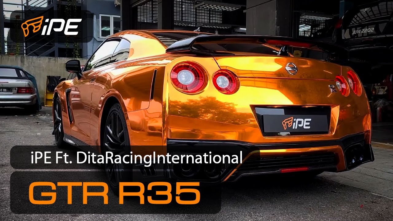 Nissan GTR R35 Equipped with iPE Exhaust System Ft. @DitaRacingOfficial