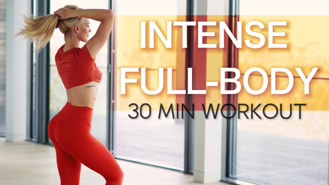 INTENSE 30MIN FULL BODY WORKOUT / No Equipment I Paula Freimane