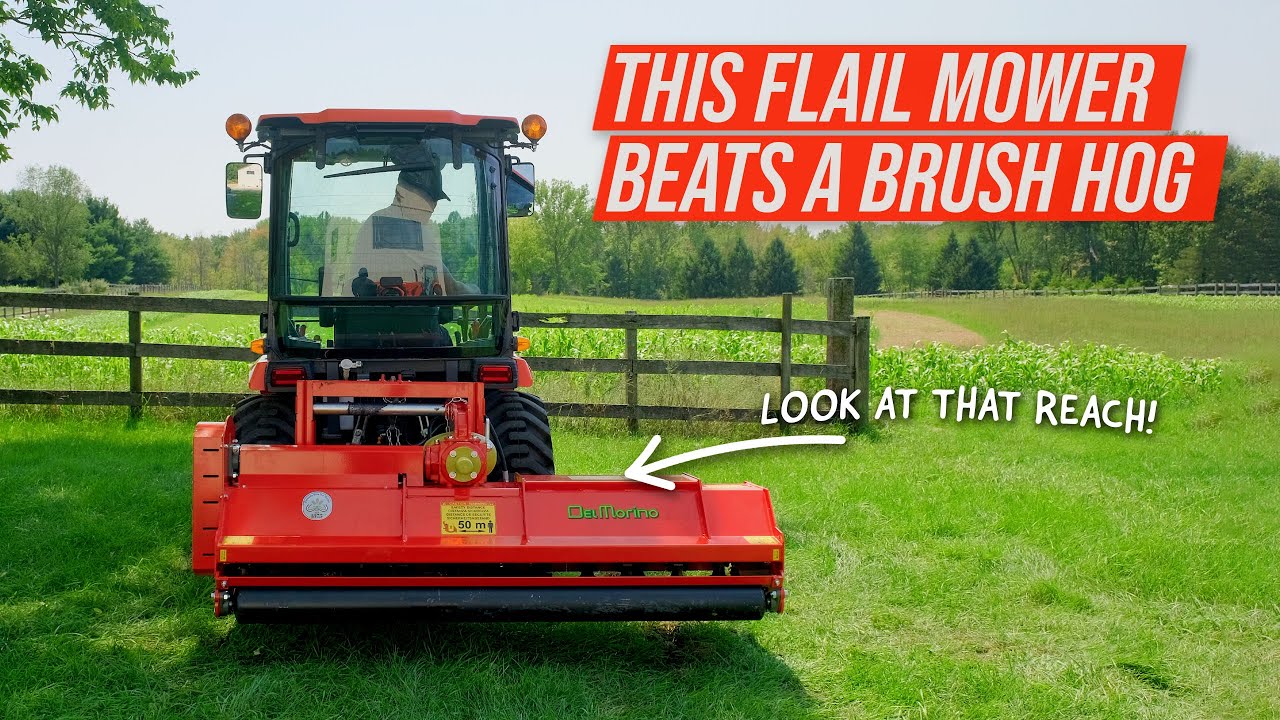FRONT MOUNT FLAIL MOWER? IT’S POSSIBLE WITH THE DEL MORINO FLIPPER
