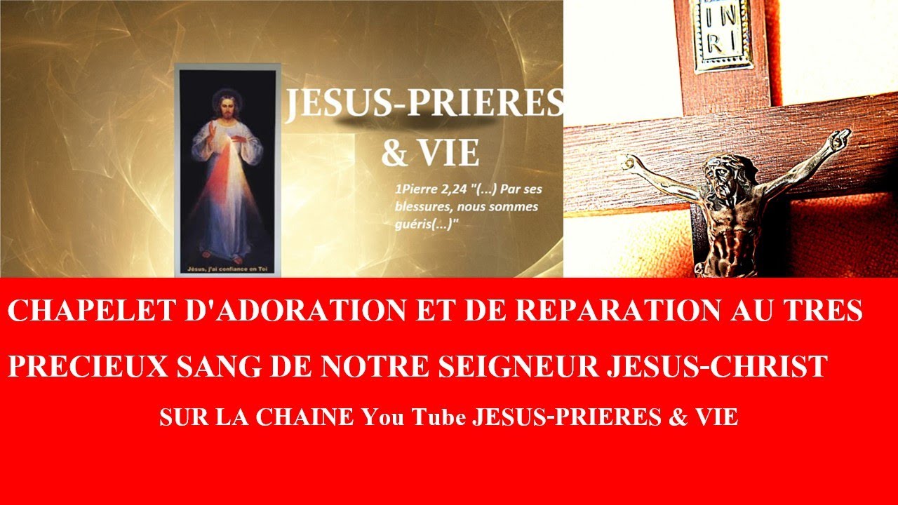 Chapelet d'adoration et de réparation au Précieux Sang🩸✝