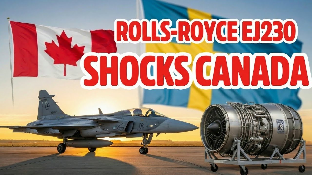 🇨🇦 Rolls Royce EJ230 szokuje Pentagon, kontrakt Kanady na Gripeny właśnie zmienił wszystko!