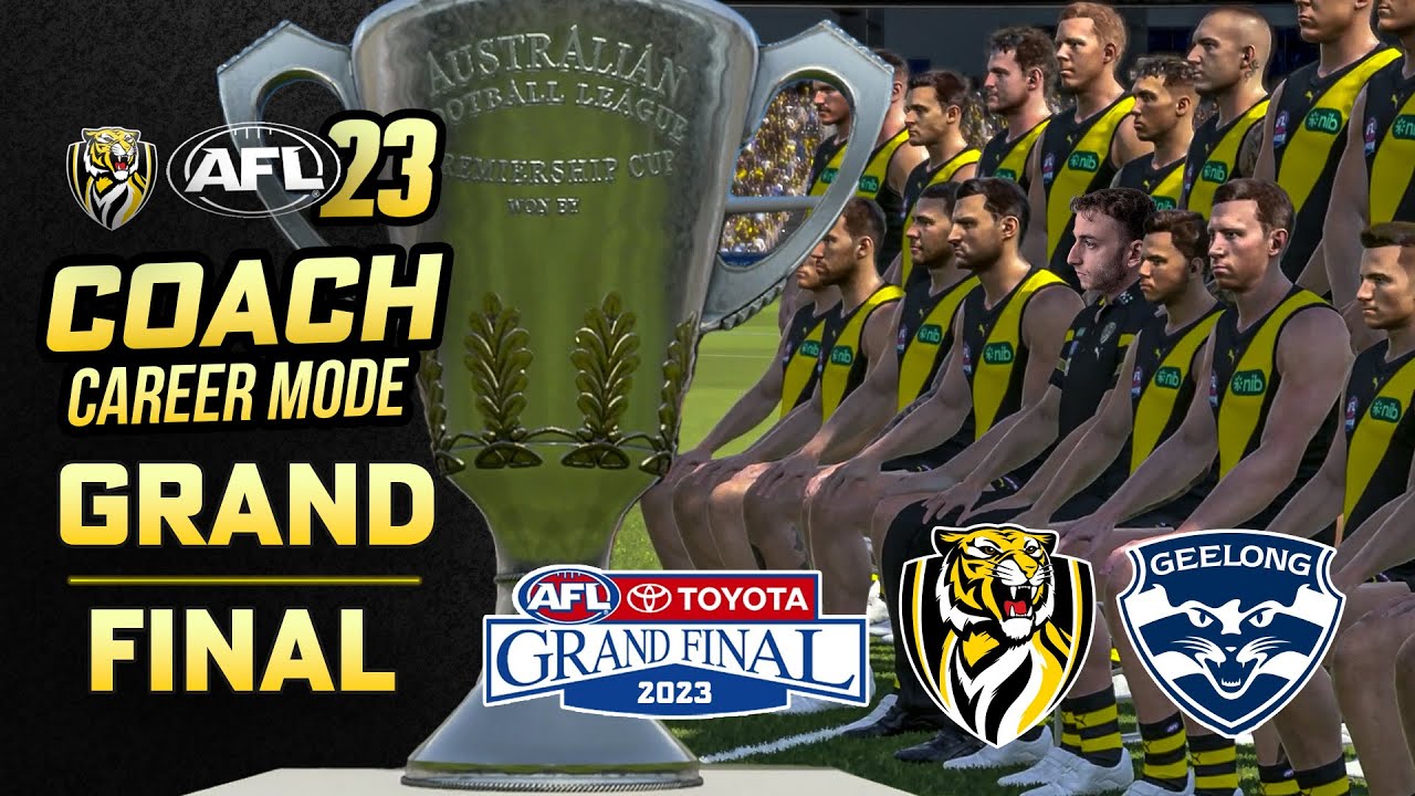 AFL GRAND FINAL | RICHMOND v GEELONG - AFL 23 Career Mode - FINAL