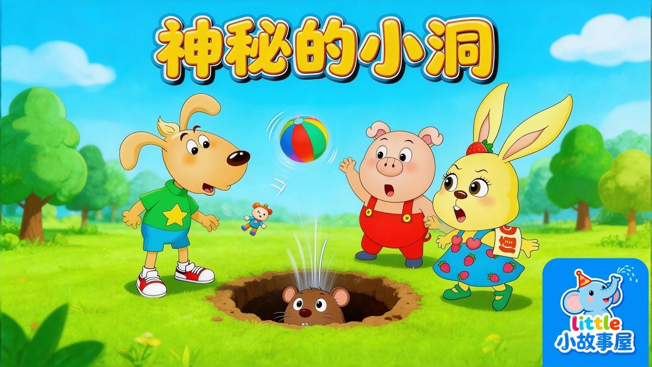 神秘的小洞｜垃圾為什麼不見了？ 環保兒童故事| Kids Mystery Story About Keeping the Park Clean