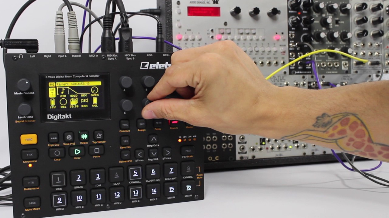 Elektron Digitakt Plays With Eurorack & Friends - Switched On Demo