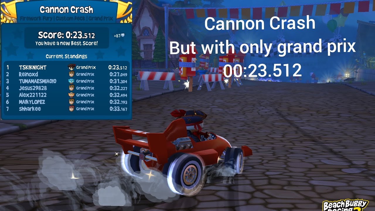 Cannon Crash but with only grand prix 