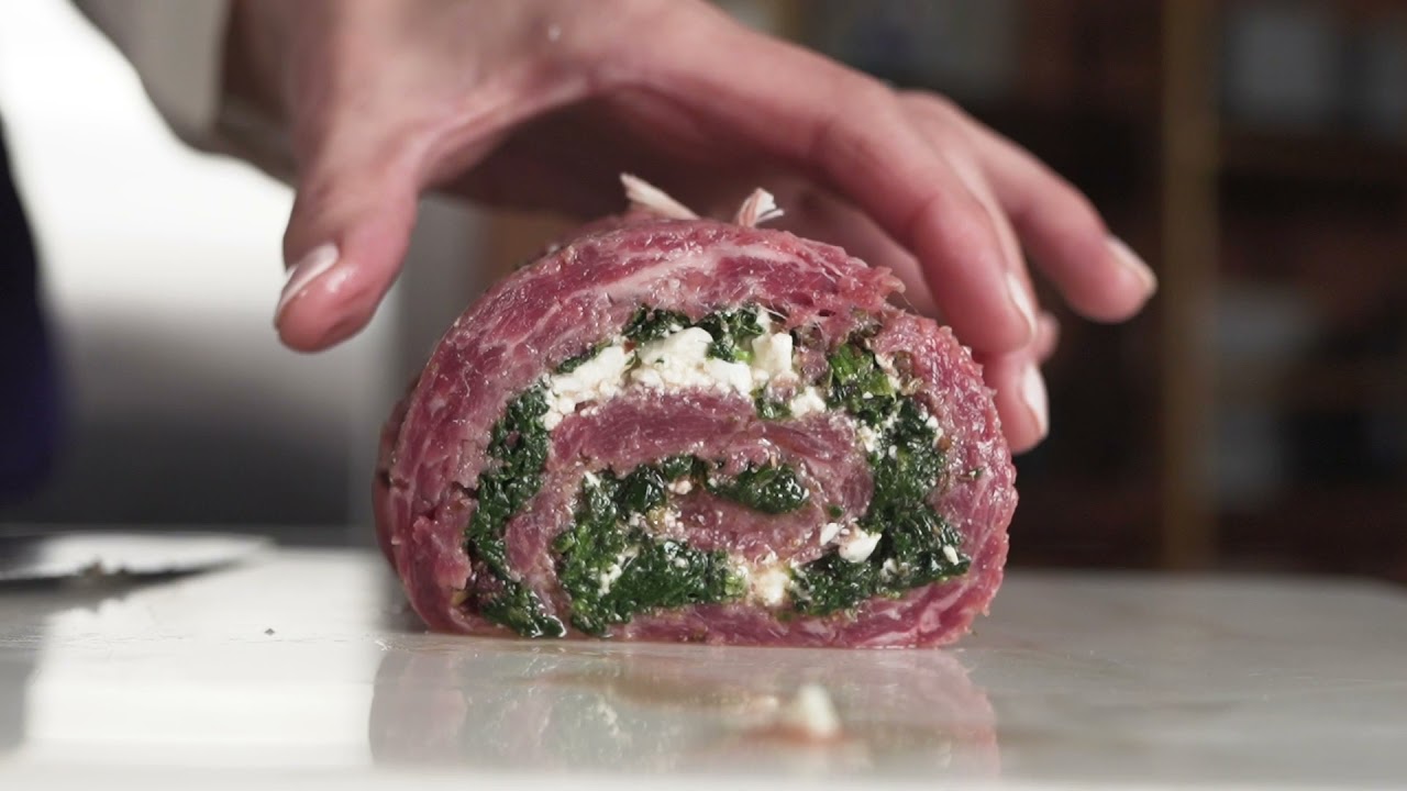 Mediterranean Beef Pinwheels with Oklahoma Beef