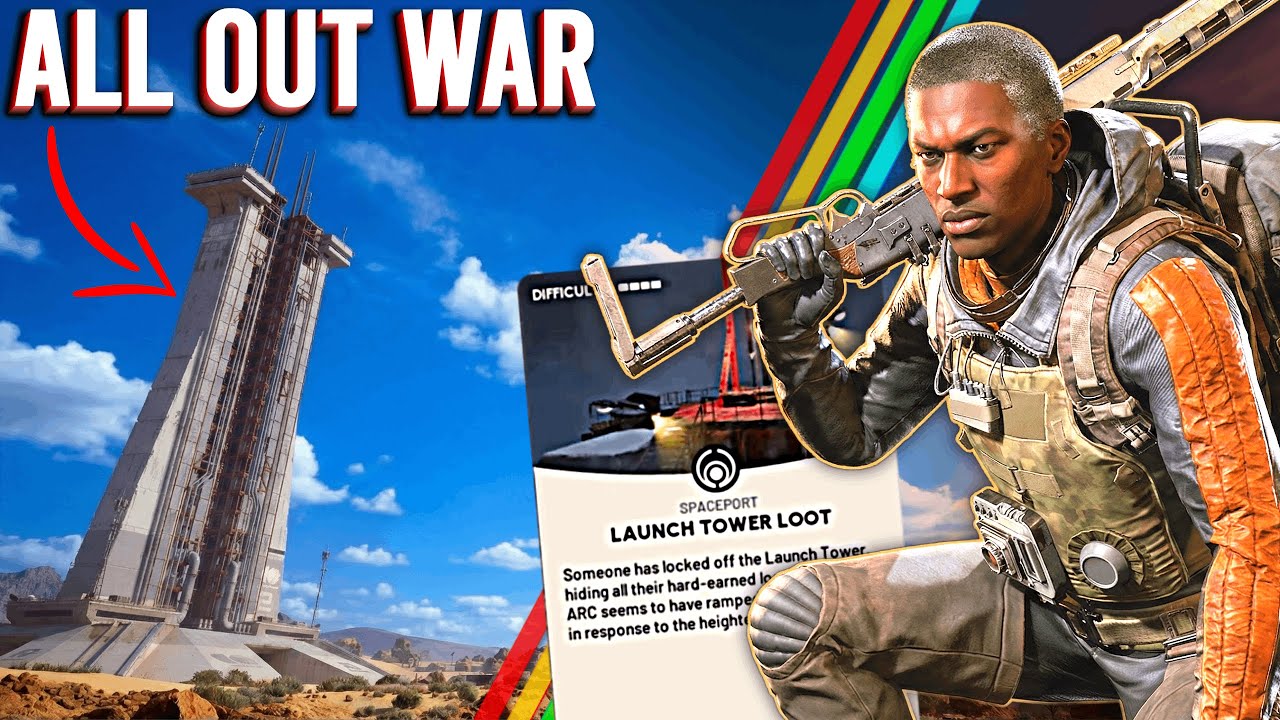 The Launch Tower Loot Event is a PvP WARZONE! (Arc Raiders)